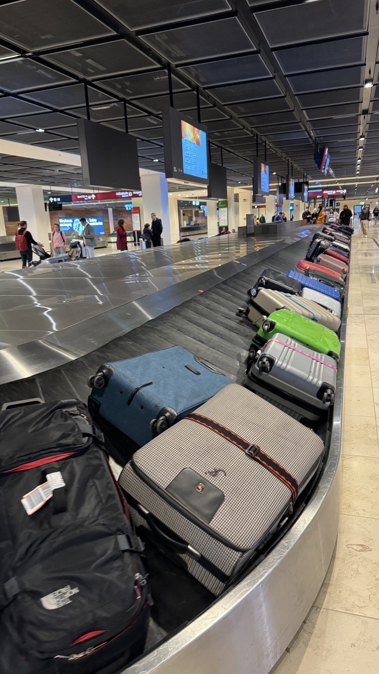 Backpacks and bags in airport travel